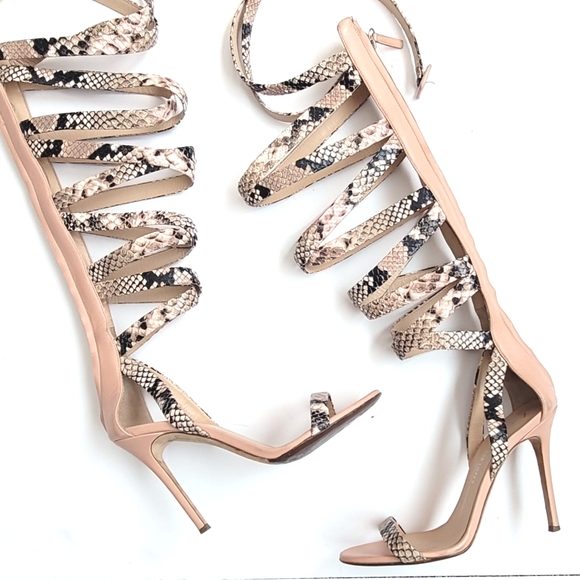 Giuseppe Zanotti Jennifer Lopez  Emme gladiator Sandal Heels 36 - Picture 3 of 13